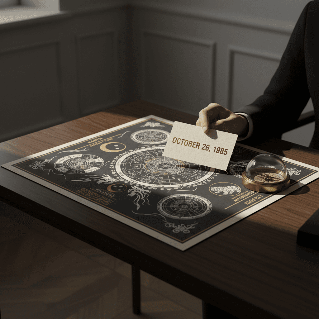 Person reviewing personalized BaZi life cycle reading